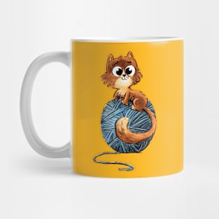 Gatete y ovillo Mug